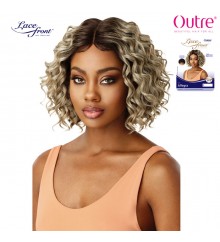 Outre Synthetic 5 Deep L-Parting Swiss Lace Front Wig - ALLEGRA