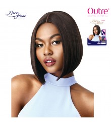 Outre Blunt Cut Swiss Lace I-Parting Lace Front Wig - AMA