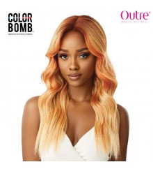 Outre Synthetic Color Bomb I Part Swiss Lace Front Wig - DELPHINE