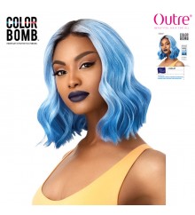 Outre Synthetic Color Bomb Swiss Lace Front Wig - JHALAY