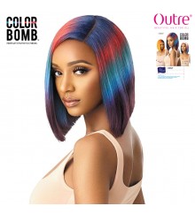 Outre Synthetic Color Bomb Swiss Lace Front Wig - KIELY