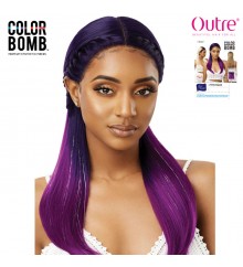 Outre Synthetic Color Bomb Swiss Lace Front Wig - MYSTIQUE