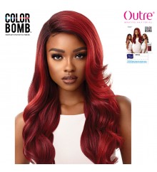 Outre Synthetic Color Bomb Swiss Lace Front Wig - REINA