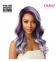 Outre Synthetic Color Bomb Swiss Lace Front Wig - ZOEY