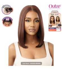 Outre 100% Human Hair Blend 13x6 360 HD Frontal Lace Wig - NORVINA