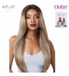 Outre &Play Human Hair Premium Blend Swiss Lace Wig - CHARLENE