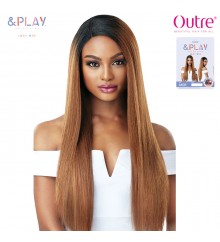 Outre &Play Human Hair Premium Blend Swiss Lace Wig - SAGE