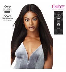 Outre MyTresses Black Label 100% Unprocessed Hand Tied Lace Wig - NATURAL STRAIGHT