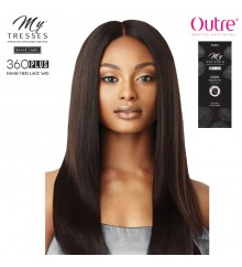 Outre Mytresses Black Label 100 Unprocessed Human Hair 13X6 Vixen 360 Frontal Lace Wig - NATURAL STRAIGHT