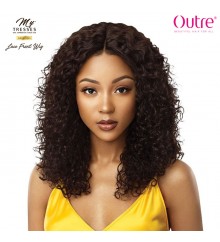 Outre MyTresses Gold Label Unprocessed Human Hair Lace Front Wig - NATURAL JERRY 18-20