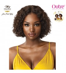 Outre MyTresses Gold Label Unprocessed Human Hair Lace Front Wig - NATURAL JERRY BOB