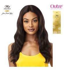 Outre MyTresses Gold Label 100% Unprocessed Human Hair Lace Front Wig - NATURAL WAVE 24