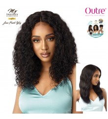 Outre MyTresses Gold Label Unprocessed Human Hair Lace Front Wig - WET & WAVY DEEP WAVE 20-22