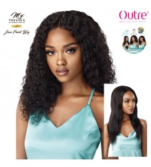 Outre MyTresses Gold Label Unprocessed Human Hair Lace Front Wig -  WET & WAVY JERRY CURL 20-22