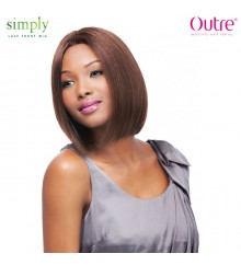 Outre Simply Non-Processed BRAZILIAN NATURAL STRAIGHT BOB Lace Front Wig