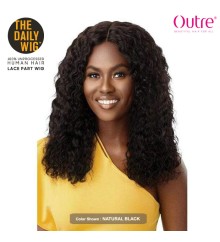 Outre The Daily Wig Wet & Wavy 100% Unprocessed Human Hair Lace Part Wig - HH W&W DEEP CURL 20