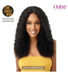 Outre The Daily Wig Wet & Wavy 100% Unprocessed Human Hair Lace Part Wig - HH W&W NATURAL DEEP 22