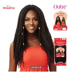 Outre X-Pression Twisted Up Synthetic 4X4 Lace Front Braid Wig - ISLAND SUMMER LOCS 24