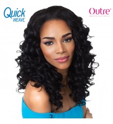 Outre Quick Weave Synthetic Hair Half Wig - HAWAIIAN
