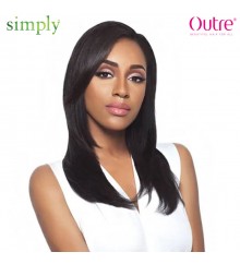 Outre Simply Quick Weave Brazilian Virgin Remy Human Hair Half Wig - HH BRAZILIAN NATURAL STRAIGHT