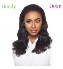 Outre Simply Quick Weave Brazilian Virgin Remy Human Hair Half Wig - HH BRAZILIAN NATURAL WAVE