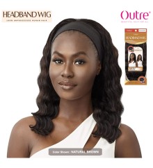 Outre 100% Unprocessed Human Hair Headband Wig - HH BODY WAVE 18