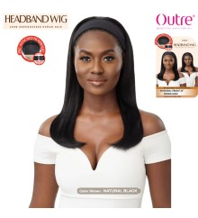 Outre 100% Unprocessed Human Hair Headband Wig - HH NATURAL STRAIGHT 20