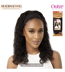 Outre 100% Unprocessed Human Hair Headband Wig - HH NATURAL WAVE 18