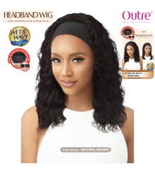 Outre 100% Unprocessed Human Hair Headband Wig - HH W&W LOOSE DEEP 20