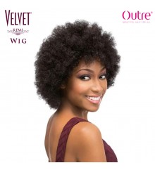 Outre Velvet 100% Remi Human Hair Wig - AFRO