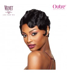 Outre Velvet 100% Remi Human Hair Lace Front Wig - FINGER WAVE