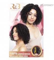 R&B Collection 12A 100% Unprocessed Brazilian Virgin Remy Deep Lace Part Wig - 3H-MADDIE