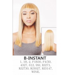 R&B Collection. Synthetic hair half wig. B-INSTANT