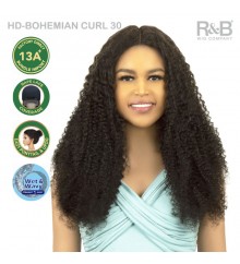 R&B Collection 13A 100% Unprocessed Brazilian Virgin Remy Hair Wig - HD-BOHEMIAN CURL 30