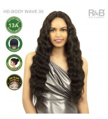 R&B Collection 13A 100% Unprocessed Brazilian Virgin Remy Hair Wig - HD-BODY WAVE 30