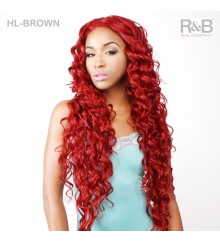 R&B Collection Human Hair Blended Lace Front Wig - HL-BROWN