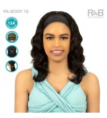 R&B Collection 13A 100% Unprocessed Brazilian Virgin Remy Hair Headband Wig - PA-BODY 18