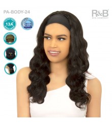 R&B Collection 13A 100% Unprocessed Brazilian Virgin Remy Hair Wet & Wave Headband Wig - PA-BODY 24