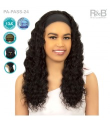 R&B Collection 13A 100% Unprocessed Brazilian Virgin Remy Hair Wet & Wave Headband Wig - PA-PASS-24