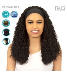 R&B Collection 13A 100% Unprocessed Brazilian Virgin Remy Hair Wet & Wave Headband Wig - PA-WATER24