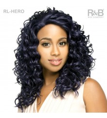 R&B Collection Human Hair Blended Lace Front Wig - RL-HERO