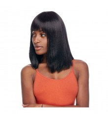 IT Tress Bob Style Human Hair Blended Hand Tied Part Wig - FH-403