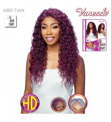 Vanessa Synthetic All Back Baby Synthetic Lace Front Wig - ABD TIAN