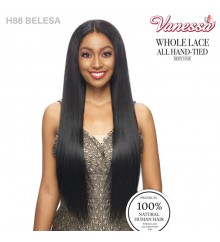 Vanessa Remy Human Hair 360 Hand Tied Whole Lace Wig - H88 BELESA