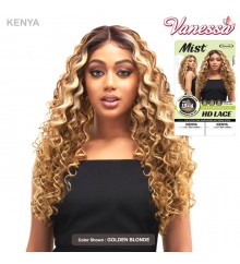 Vanessa Mist Synthetic Hair 13x4 Triangle HD Lace Wig - KENYA