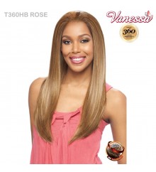 Vanessa Brazilian Human Hair Blend 360 Swissilk Lace Wig - T360HB ROSE