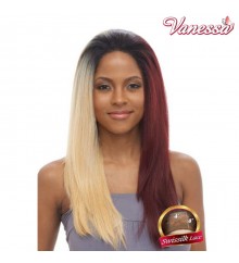 Vanessa Honey-4 Brazilian Human Hair Blend Lace Front Wig - T4HB OLEXY