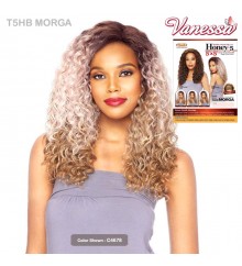 Vanessa Honey-5 Human Hair Blend 5x5 Deep Lace Front Wig - T5HB MORGA