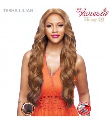 Vanessa Honey-88 Brazilian Human Hair Blend Whole Lace All-Handtied Wig - T88HB LILIAN