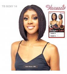 Vanessa Synthetic Swissilk Lace Braided Wig - TB BOXY 14